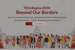 Shaun to Speak at First TEDxRegina Event since 2015